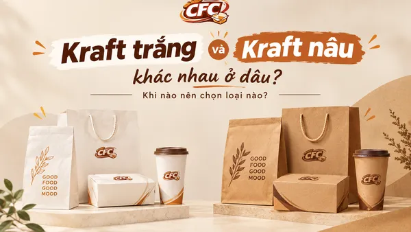 Kraft trắng và Kraft nâu: khác nhau ở đâu, khi nào nên chọn loại nào?