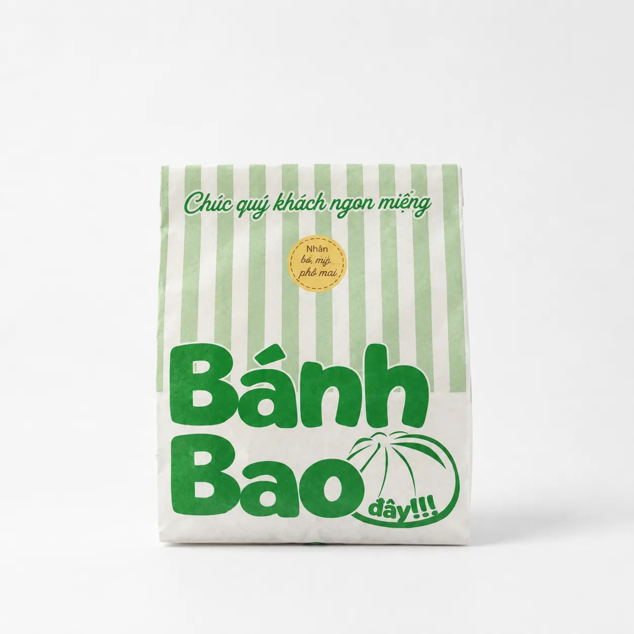 Túi bánh bao in màu