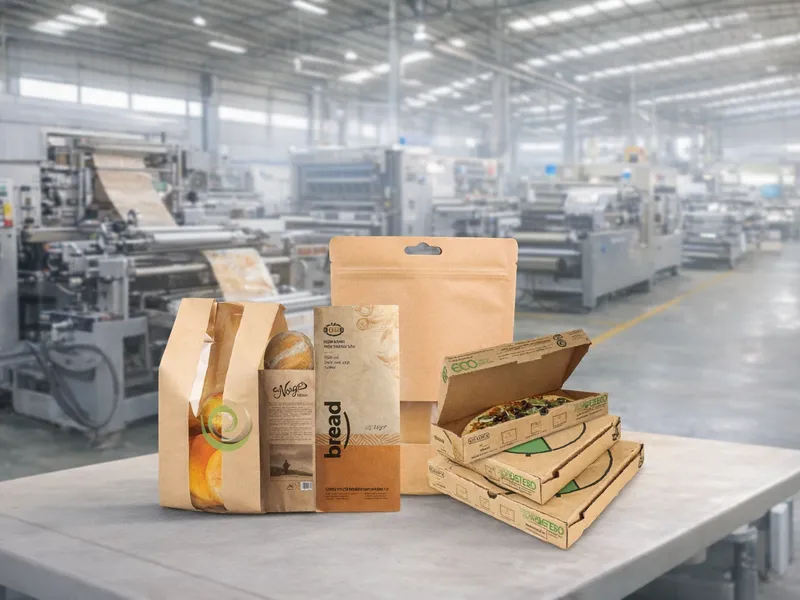 Xưởng sản xuất bao bì giấy CFC